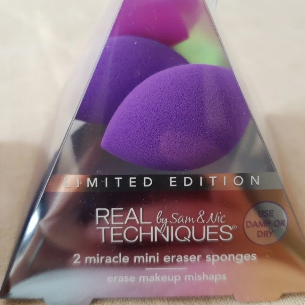 NEW Real Techniques‎ Makeup Sponge Set  Miracle Sculpting Mini Eraser
